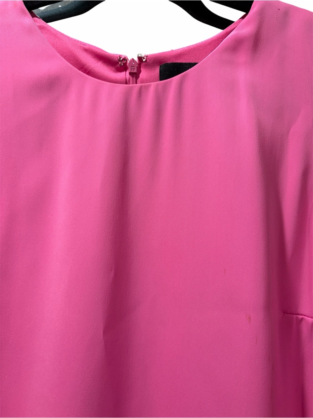 Cynthia Rowley Sleeveless Pink Ruffled Hem Shift Dress - Picture 3 of 6
